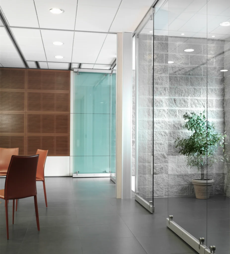 glass partitions